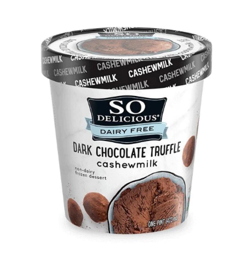 So Delicious Frozen Dessert Dark Chocolate Truffle CashewMilk 473 ml