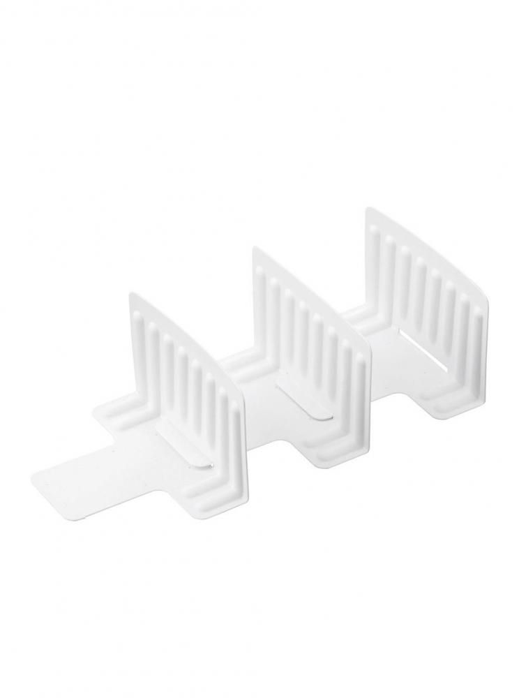 Like It Connectable Slidable Drawer Dividers White Pack of 3 like it drawer