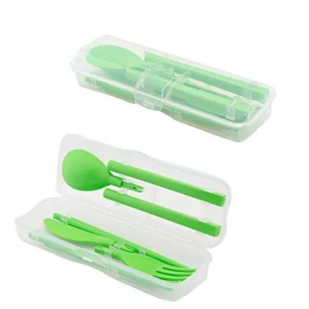 Sistema Cutlery To Go Green baby safe silicone spoon fork feeding set kids feeding accessories wooden handle bpa free tableware baby products