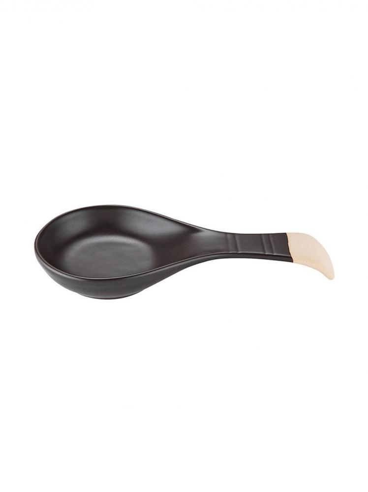Ladelle Host Charcoal Spoon Rest plastic spoon rest chopsticks holder non slip spoons pad kitchen utensil kitchen spoon holders fork spatula rack shelf organizer