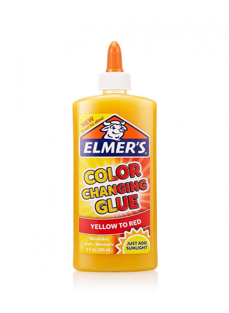 Elmerʼs Color Changing Glue, Yellow, 5 Oz. hot color gold color plastics safety eyes with washer 9 size can choose 5 18mm from corn flower