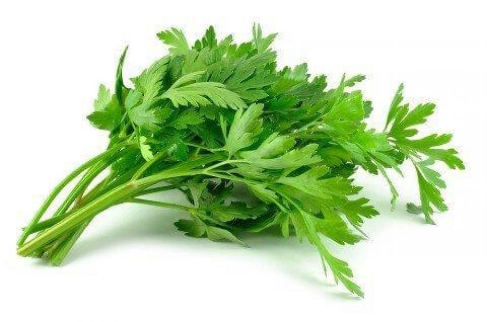Parsley Leaves, 100 g mega potao chips with the taste of lemon with parsley and curry 100g