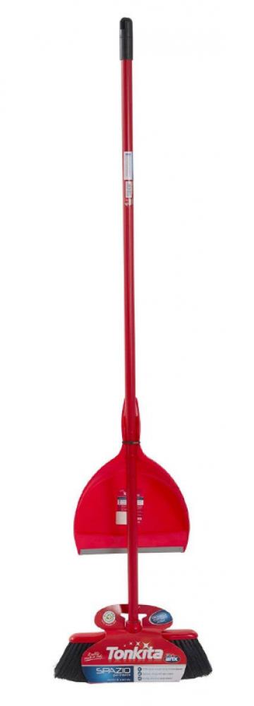 Tonkita Broom Spazio Stick Dustpan evriholder sophisticlean dual action broom