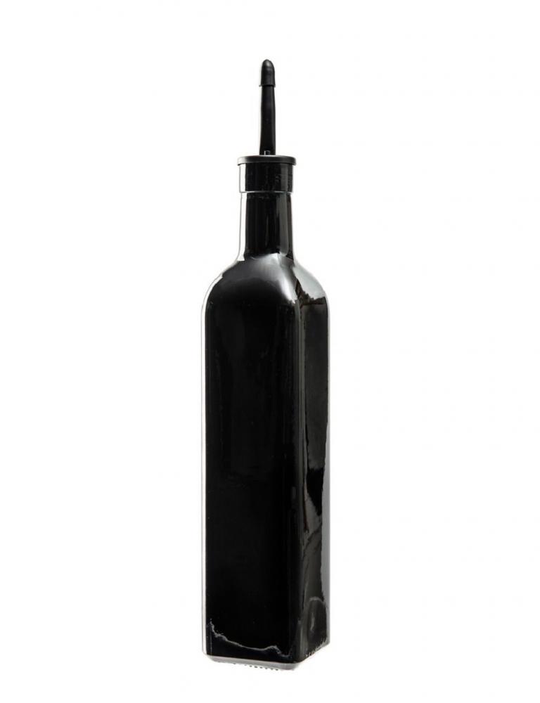 Little Storage 500ML Oil Vinegar Bottles Black fissman 2 piece oil and vinegar glass bottle set multicolour 2x500ml