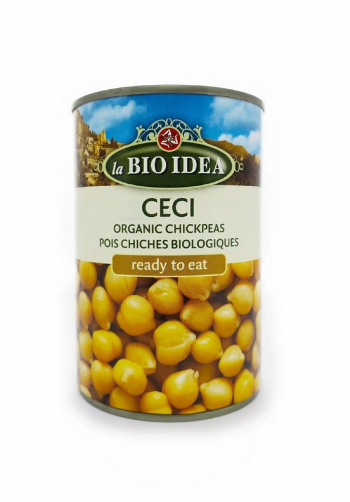 La Bio Idea Organic Chickpeas Tins LBI bio idea organic passata basilico sauce 680g