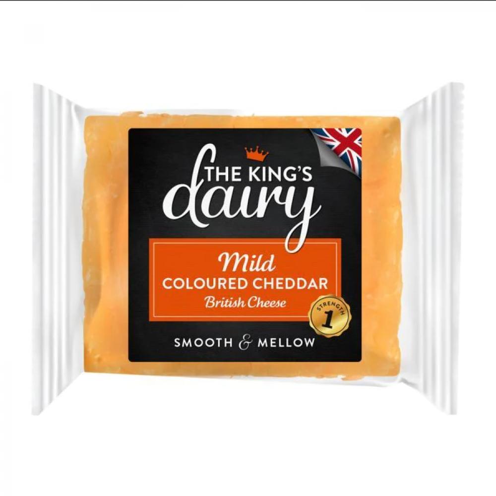 The Kings Dairy Mild Coloured Cheddar Cheese 200g