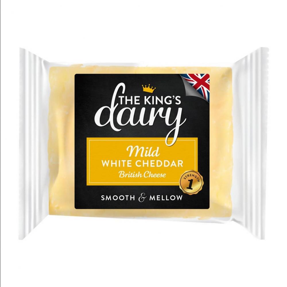 The Kings Dairy Mild White Cheddar Cheese 200g