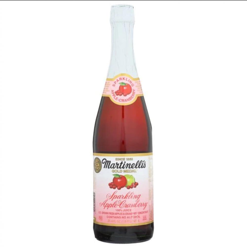 Martinellis Sparkling Apple Cranberry 250 ml mentos fruity mix non sparkling drink with jelly 240 ml