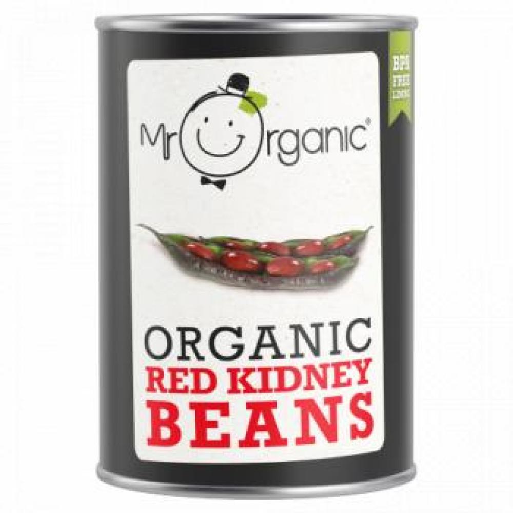 Mr Organic Red Kidney Beans 400G mr organic butter beans 400g