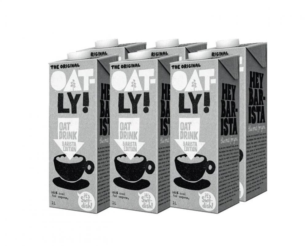 Oatly Foamable Barista Edition Vegan Oat Drink 1 L (6 Pcs Case) abey katie cattitude your cat doesn’t give a f and neither should you