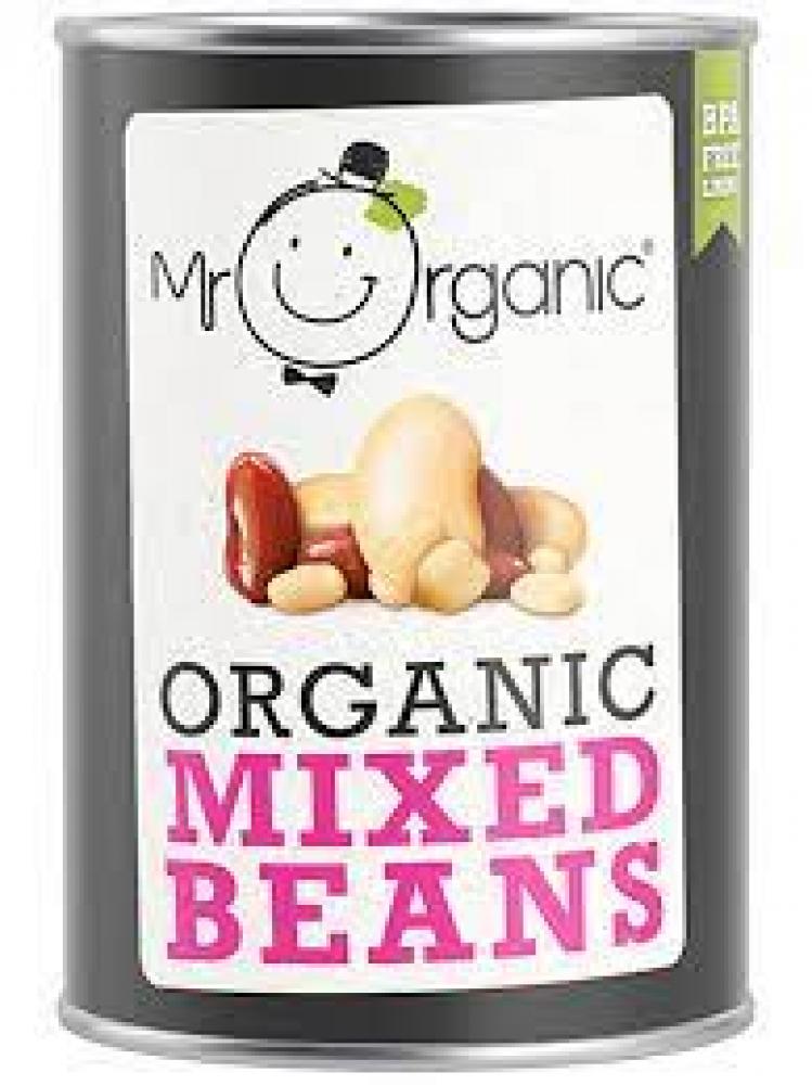 Mr Organic Mixed Bean Salad 400G mr organic butter beans 400g