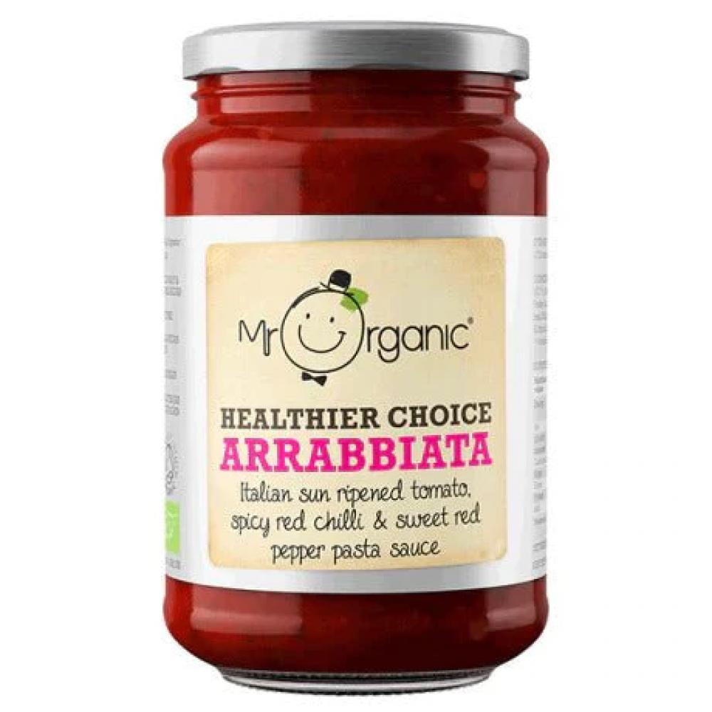 Mr Organic Organic Chilli Arrabiata Pasta Sauce 350g mr organic mixed herbs passata sauce 400g