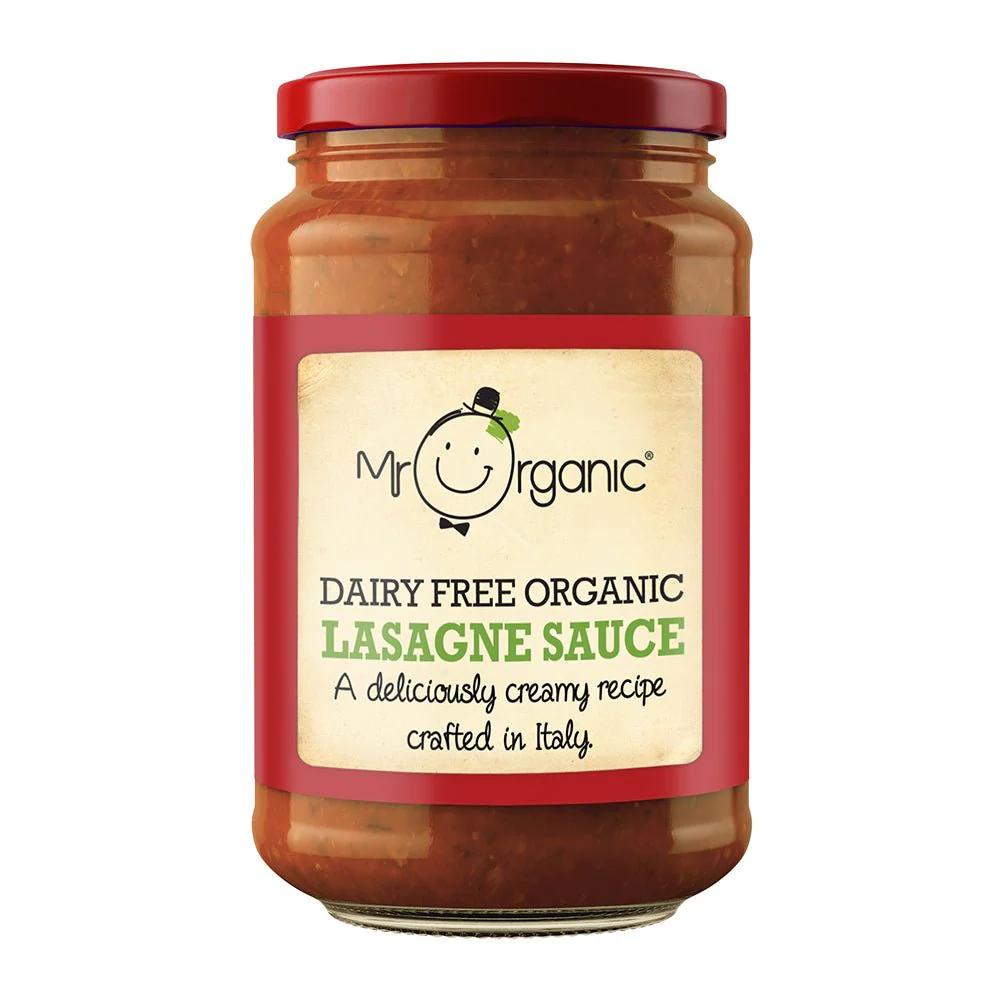 Mr Organic Creamy Lasagne Sauce 350g sambal oelek sauce 226g