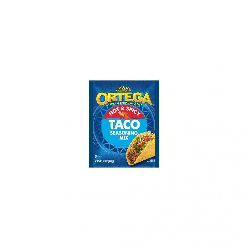 Ortega Hot Spicy Seasoning, 35 g taco seasoning 184 g