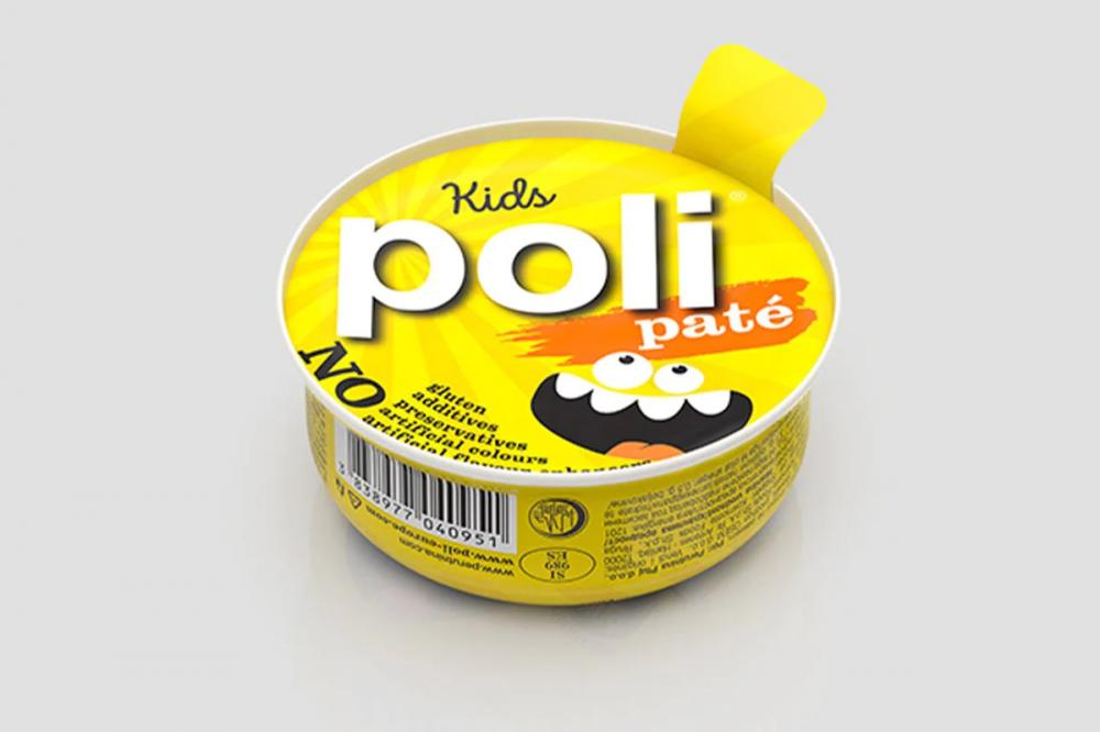 Poli Pate Kids 95g melii 232ml panda snack container kids lunch multicolor
