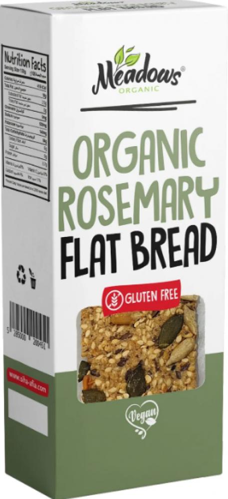 Meadows Organic Rosemary Flat Bread 140 g