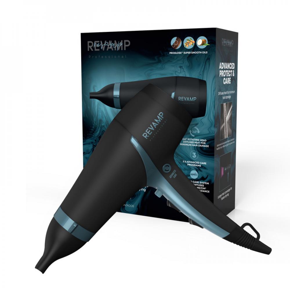 REVAMP Progloss 4000 Advanced Protect Care Hair Dryer revamp progloss steam care straightener