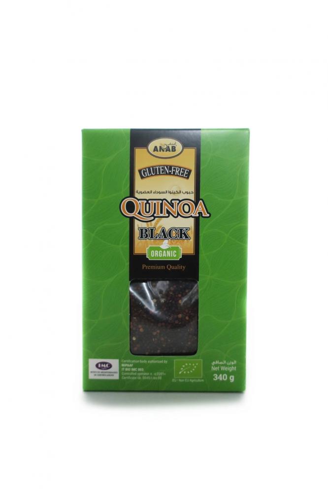 цена Organic Black Quinoa 340g