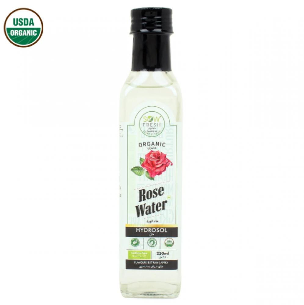 Sow fresh Natural Pure Rose Water 250 ml уход за лицом 100% pure сыворотка органическая успокаивающая organic rose water sensitive skin collection