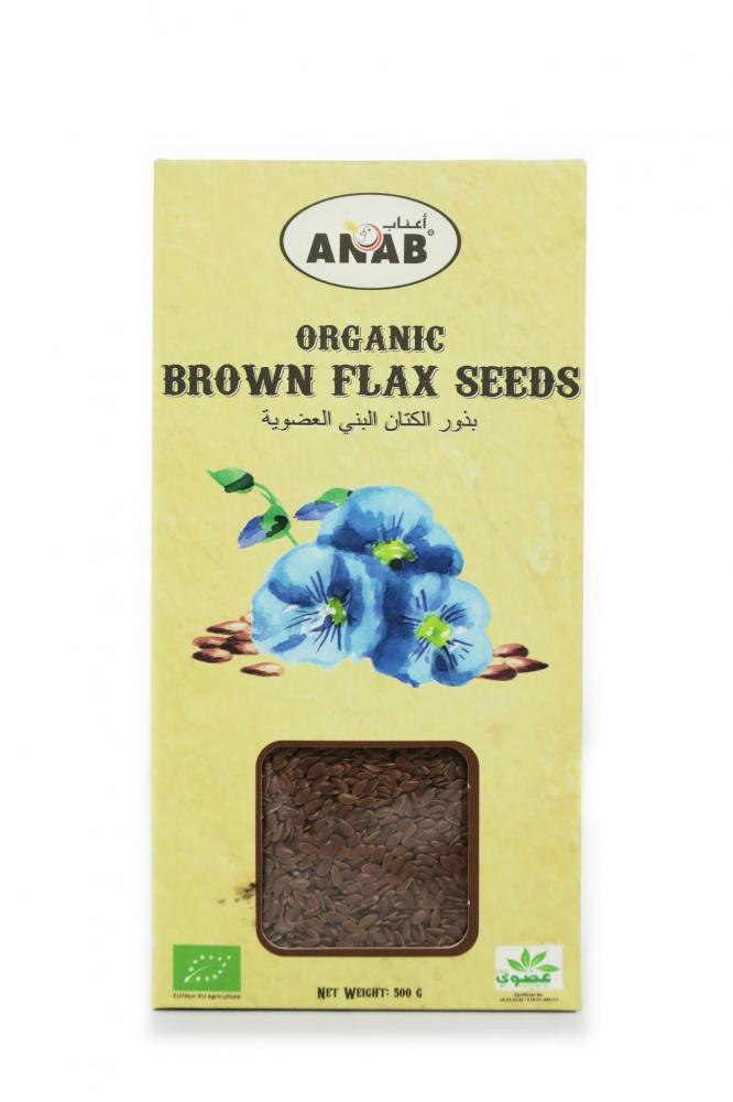 Organic Flax Seeds Brown семена амаранта golden amaranth seeds 150г