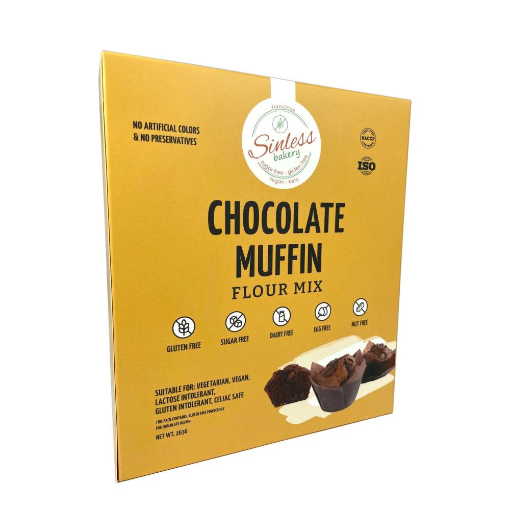 Chocolate Muffin Flour Mix 263g with a delicious infectious flavor ulker well muffin cake free shipping