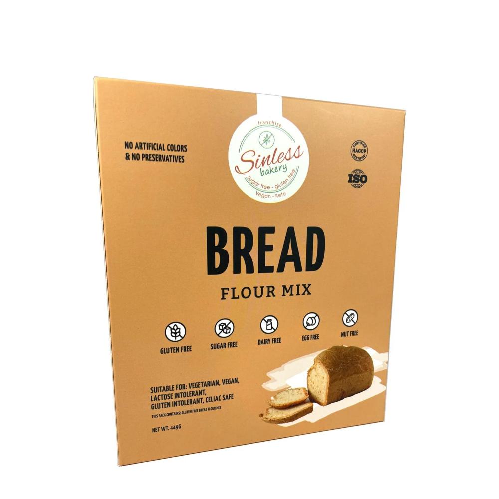 Bread Flour Mix 449g sinless bakery sliced multicereal country loaf 410g