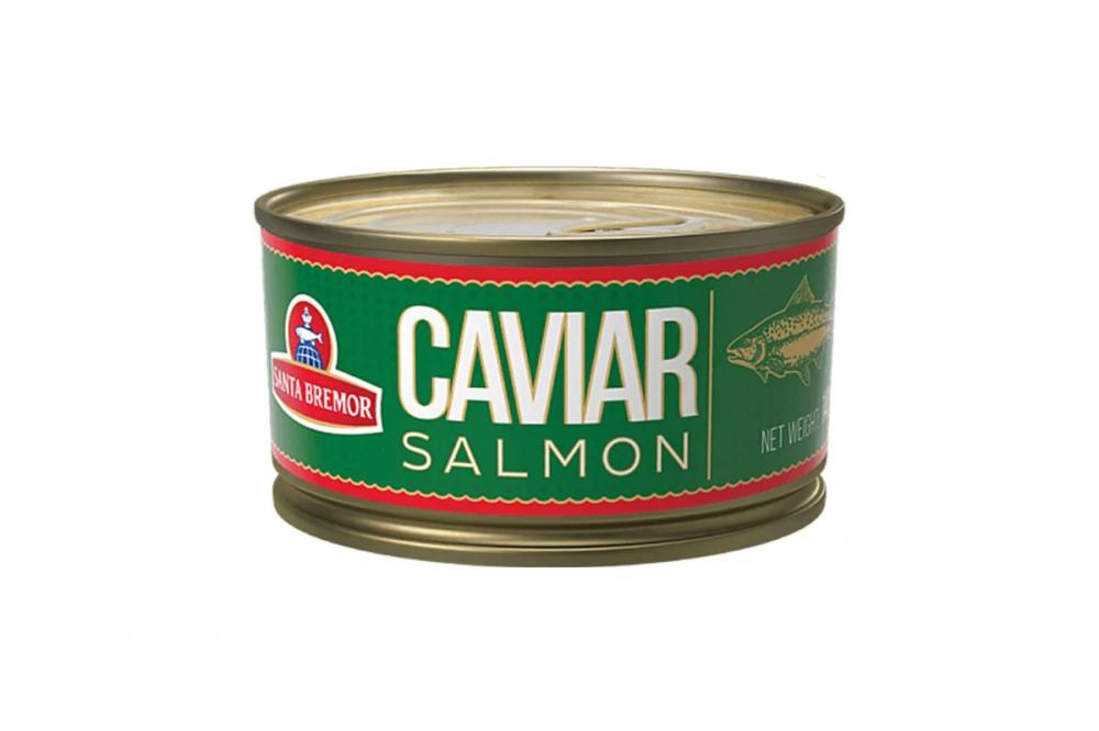Santa Bremor Salmon Caviar and Tin, 140 g vkusvill mushroom caviar 350 g