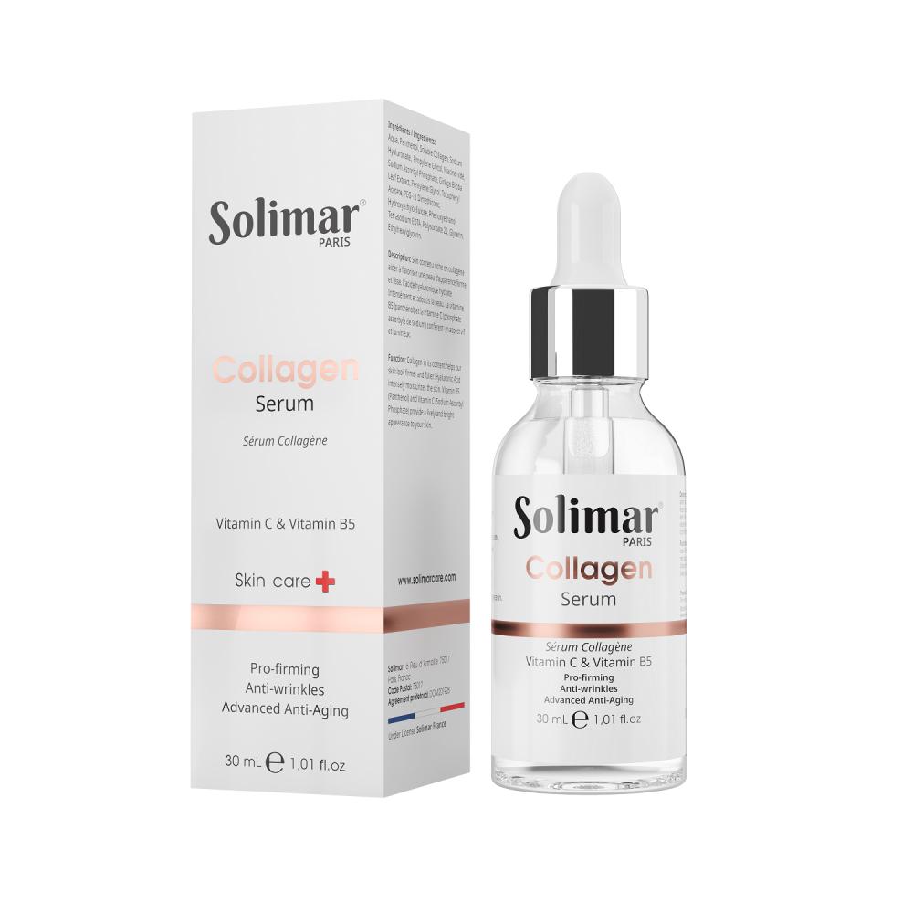 Solimar, Serum, Collagen, 1.01 fl. oz (30 ml) solimar paris intensive vitamin c serum 30 ml