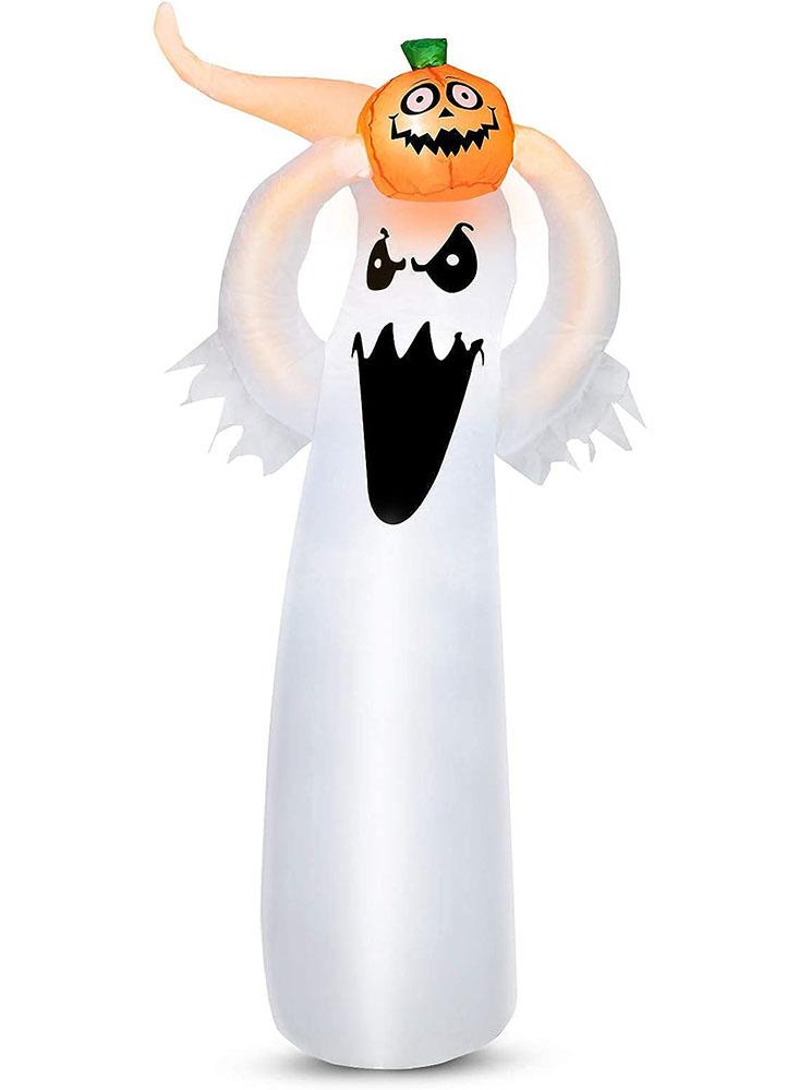 6FT Halloween Inflatable Outdoor Scary Ghost with Built-in Red LED Lights and Flame Effect for Home Yard Lawn Garden Party Indoor Outdoor Decoration H levy marc ghost in love