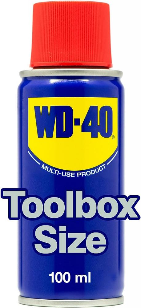 WD-40, Aerosol lubricant, Multi-use spray, 3.38 fl. oz (100 ml) wd 40 spray smart straw multi use product 8 45 fl oz 250 ml