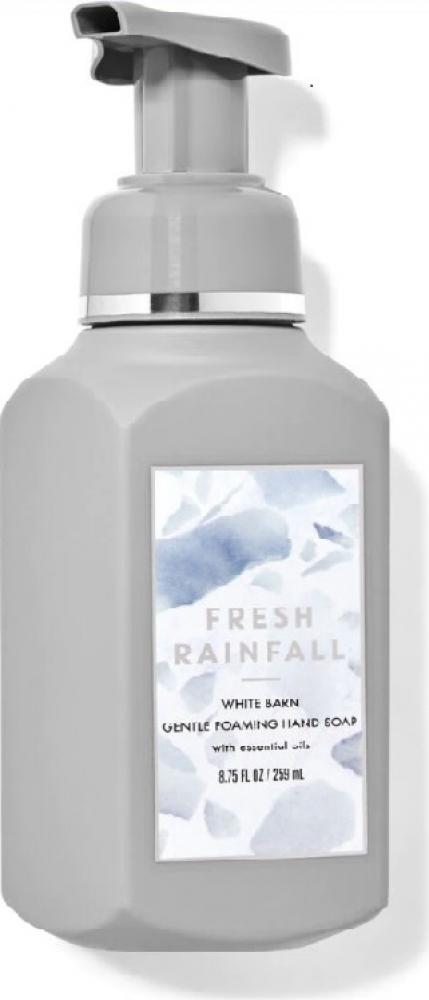BATH AND BODY WORKS GENTLE FOAMING SOAP - FRESH RAINFALL 259ml - 8.75oz ocean aromatherapy scrub soap 50g 100% natural and handmade soap soap ideal to nourish and heal oily skins cold soap