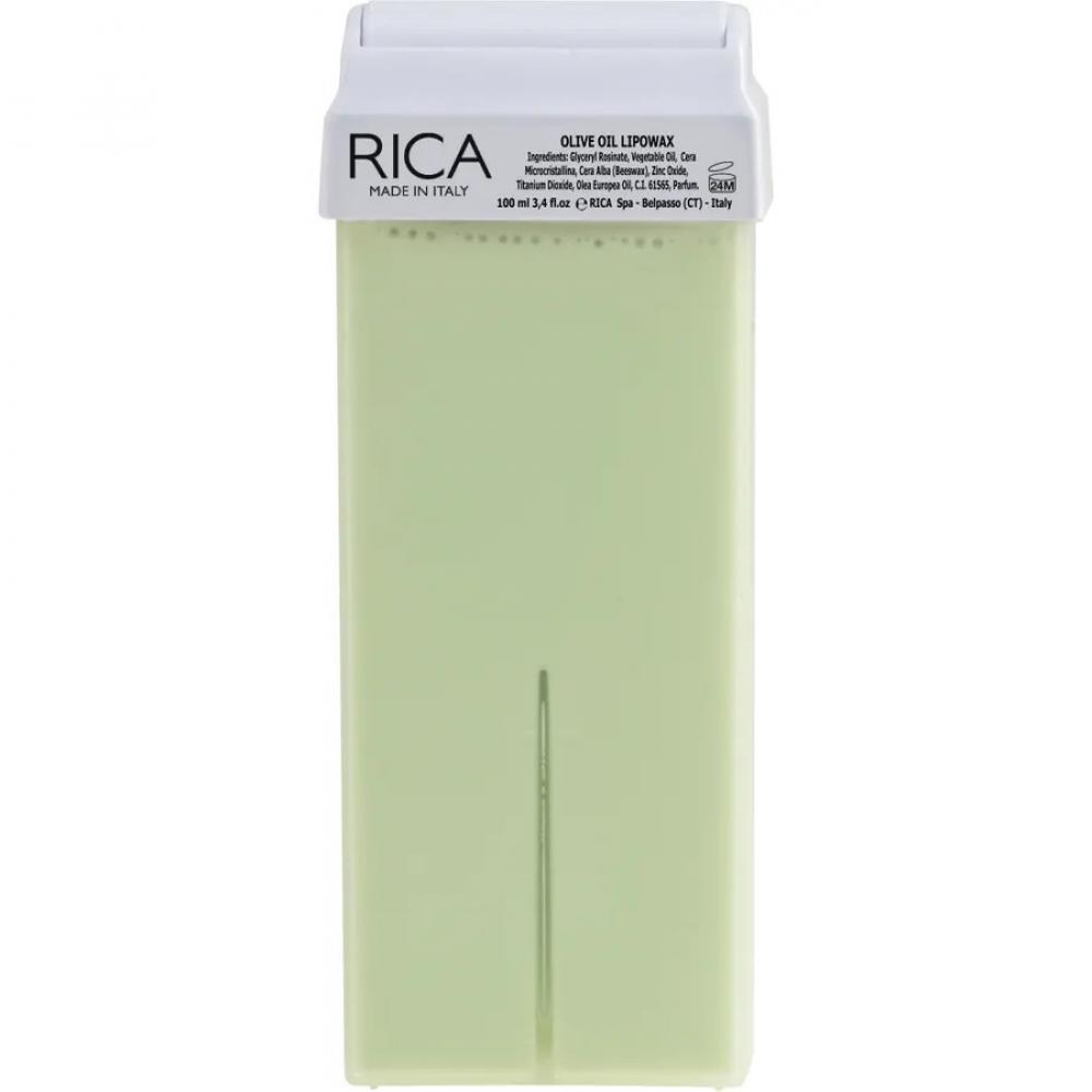 rica cosmetics liposoluble wax refill olive oil 3 4 fl oz 100 ml Rica Cosmetics, Liposoluble wax, Refill, Olive oil, 3.4 fl. oz (100 ml)