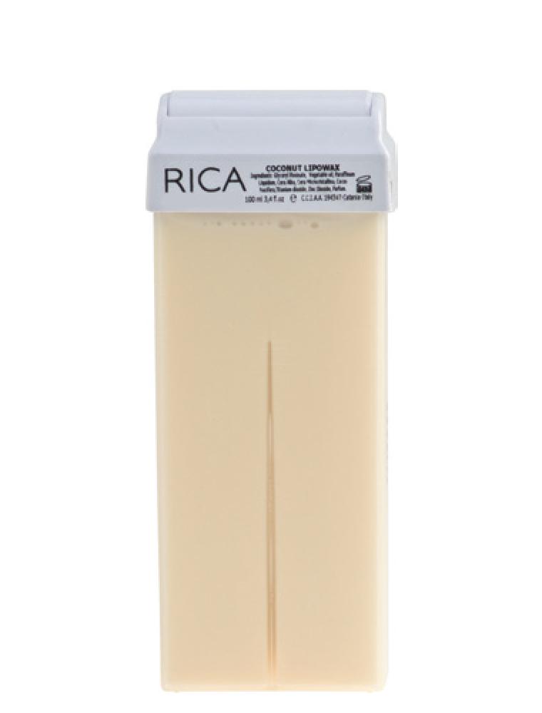 Rica Cosmetics, Liposoluble wax, Refill, Coconut, 3.4 fl. oz (100 ml) rica cosmetics liposoluble wax refill lemon 3 4 fl oz 100 ml