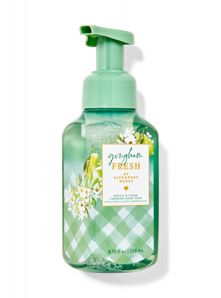Bath and Body Works, Foaming hand soap, Gingham fresh, Gentle and clean, 8.75 fl. oz (259 ml) 1 6 scale soldier ring hand model for pale usual body figures
