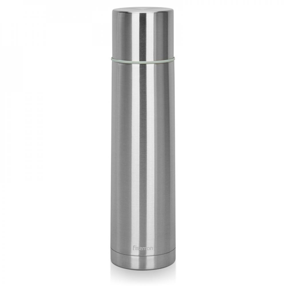 Fissman Double Wall Vacuum Flask 1000 ml Stainless Steel fissman double wall vacuum travel mug 450 ml aquamarine color stainless steel