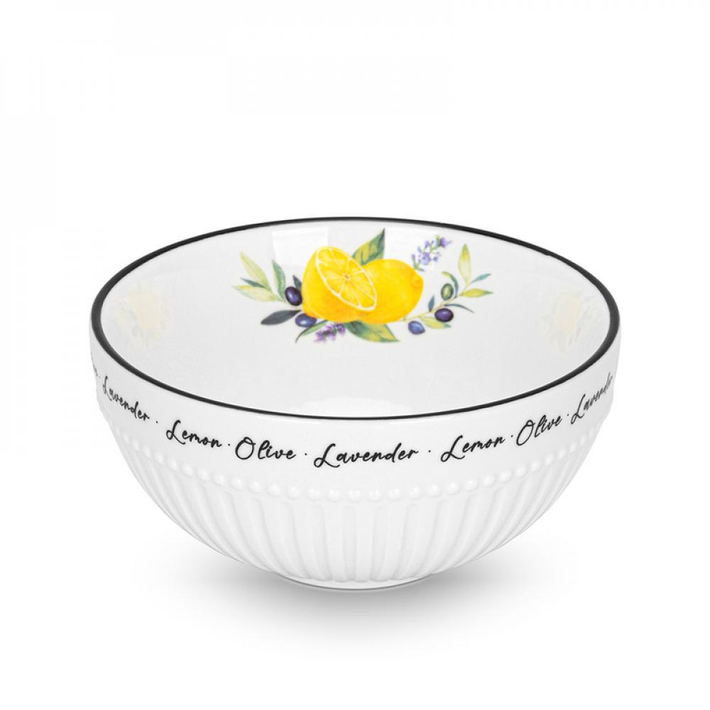 Fissman Bowl Lemon Provence Series 12 cm Porcelain fissman salad bowl aleksa series 23cm color white porcelain