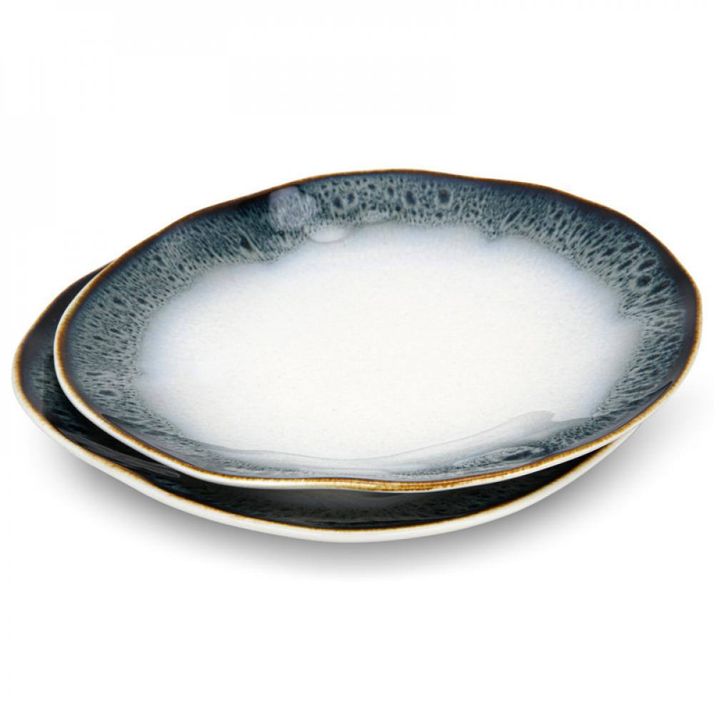 цена Fissman 2-Piece Plates GALACTICA 21 cm Porcelain