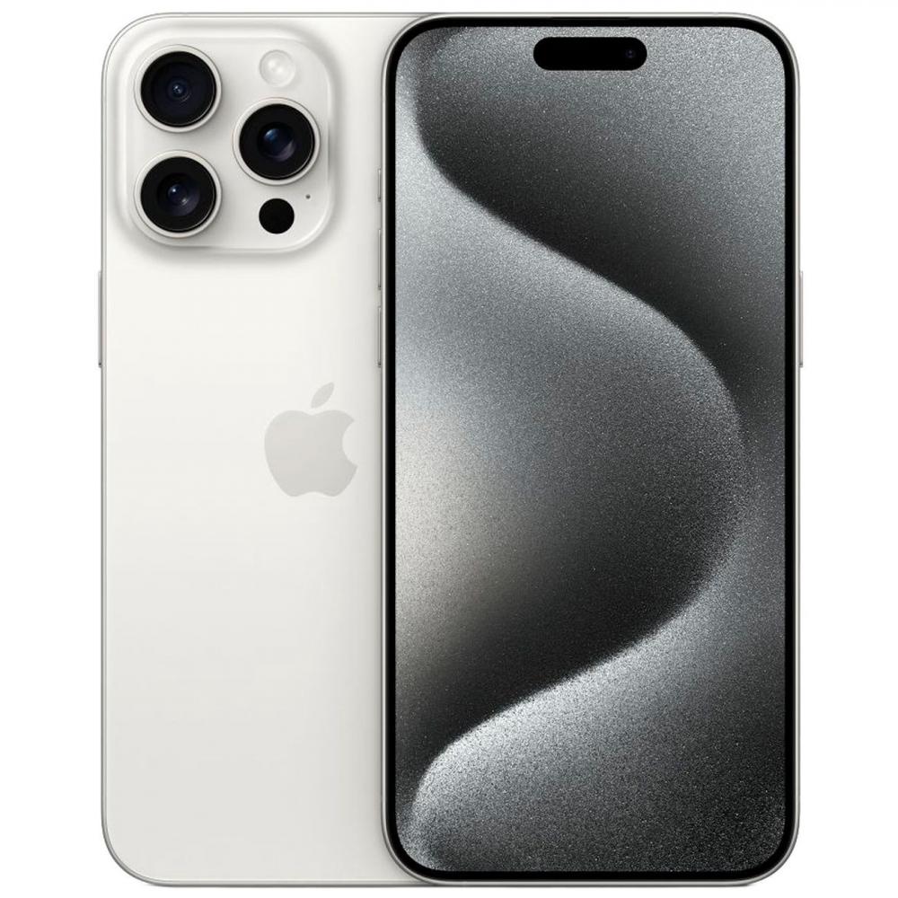 Apple Iphone 15 Pro Max, 1tb, White Titanium, eSIM apple iphone 15 pro max 1tb natural titanium esim