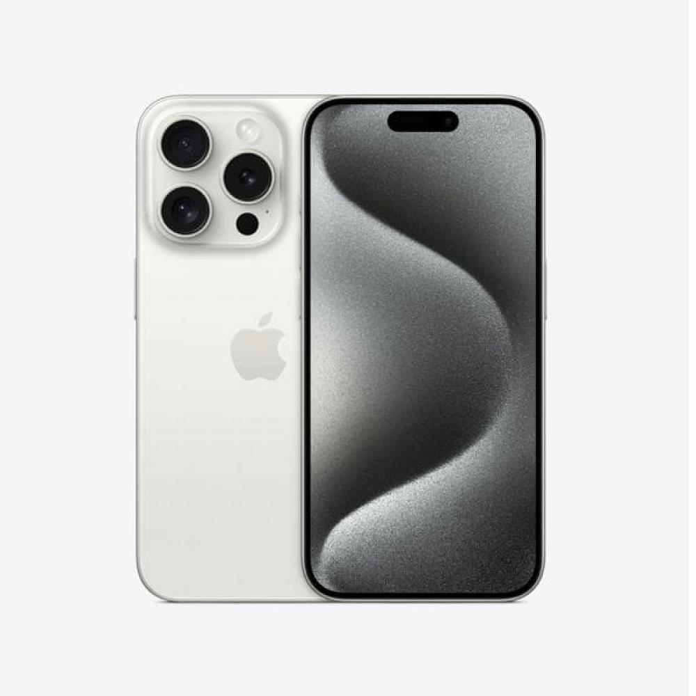 Apple iPhone 15 Pro, 1 TB, White Titanium, eSIM