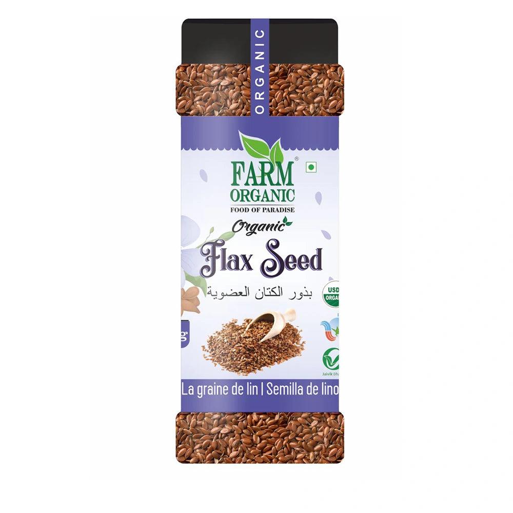 Farm Organic Gluten Free Flax Seeds - 250g can bus to optical fiber converter can repeater extend can bus communication distance through can and optical fiber interface
