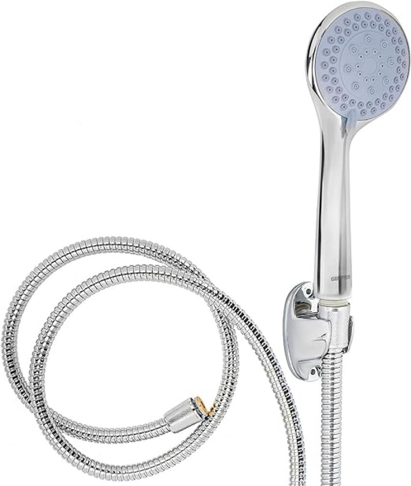 high pressure water saving shower Geepas Hand Shower - Portable In Contemporary Design, 5 Function Rainfall-Circular Power Massage Functions For Soothing Shower Experience 0.1-0.3 Mp