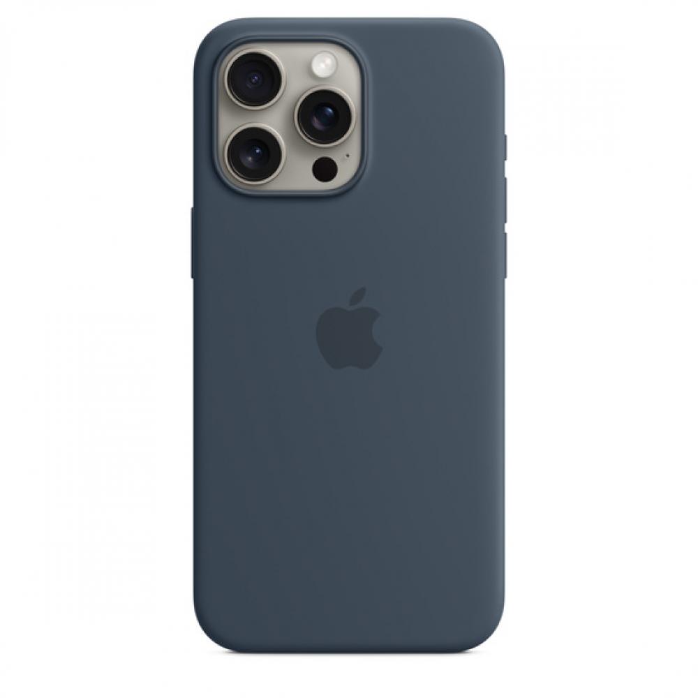 Apple Iphone 15 Pro Max Silicone Case Mt1p3zma Storm Blue With Magsafe цена и фото