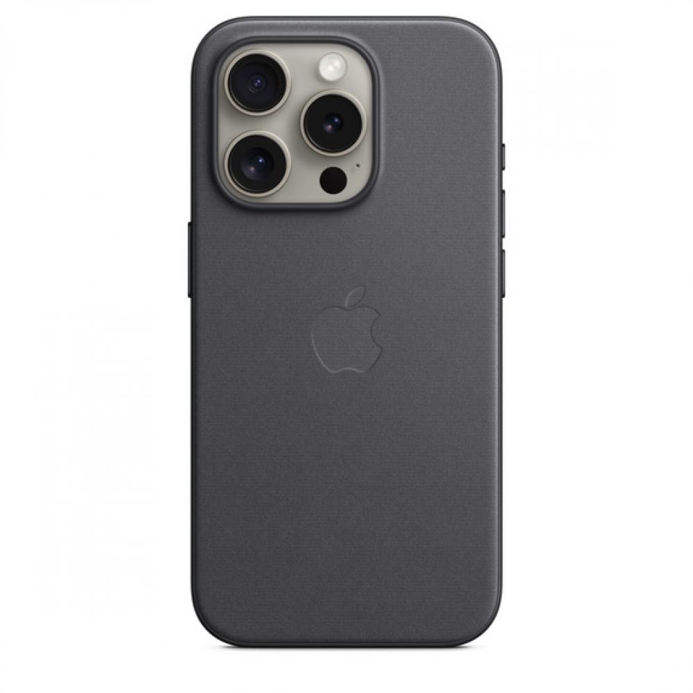 Apple Iphone 15 Pro Finewoven Case Mt4h3zma Black With Magsafe чехол накладка apple finewoven case with magsafe для смартфона apple iphone 15 pro цвет taupe
