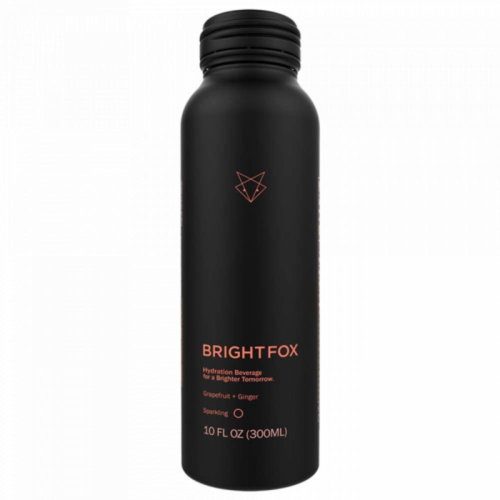 Brightfox, Hydration beverage, Sparkling, Grapefruit + ginger, 10 fl. oz (300 ml)
