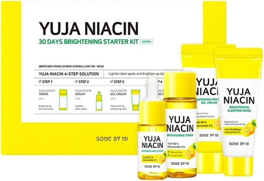 Some By Mi, Yuja Niacin, 30 Days brightening starter kit gigi bioplasma skin rejuvenating kit подарочный набор 140мл