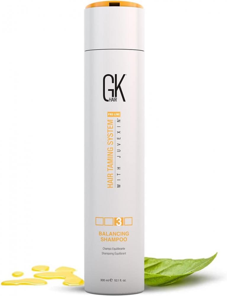GK Hair, Balancing shampoo, Global keratin, 10.1 fl. oz (300 ml) skinlab keratin shampoo 400 ml