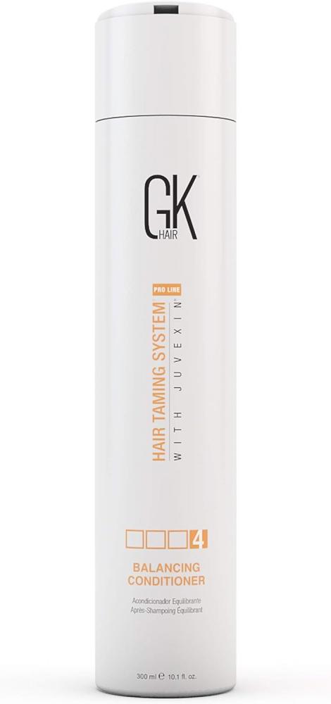GK Hair, Balancing conditioner, Global keratin, 10.1 fl. oz (300 ml) 200ml leave in green tea conditioner repair frizz and dryness nourish and soften hair mask deep care for long lasting fragrance