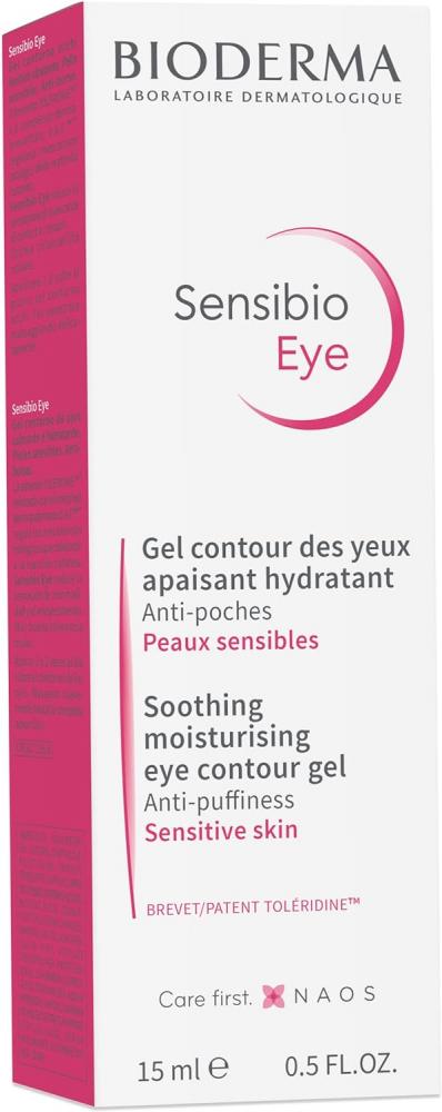 Bioderma Sensibio Eye Soothing Contour Gel For Sensitive To Intolerant Skin, 15ml bioderma sensibio eye soothing contour gel for sensitive to intolerant skin 15ml