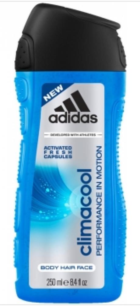 Adidas, Shower gel, Climacool 3 in 1, 8.4 fl. oz (250 ml) гель шампунь для волос и тела homme shampoo shower gel icy mint fresh effect 250мл