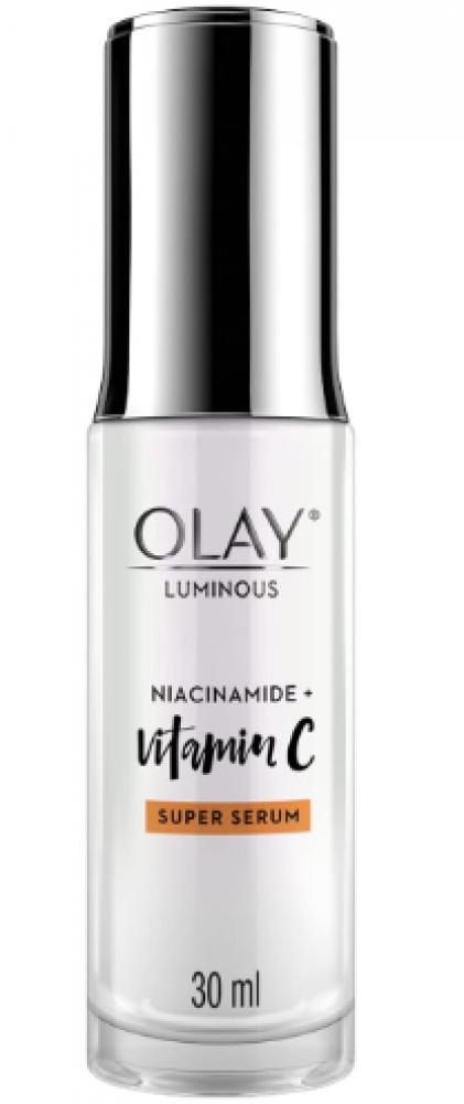 Olay, Super serum, Niacinamide and vitamin C, For even and glowing skin, 1 fl. oz (30 ml) цена и фото